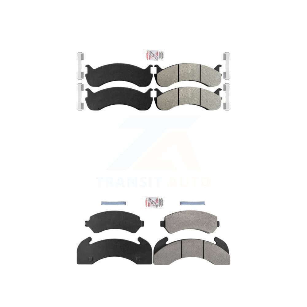 AmeriBRAKES - KNF-101939 - Front and Rear Disc Brake Pad Kits image 1