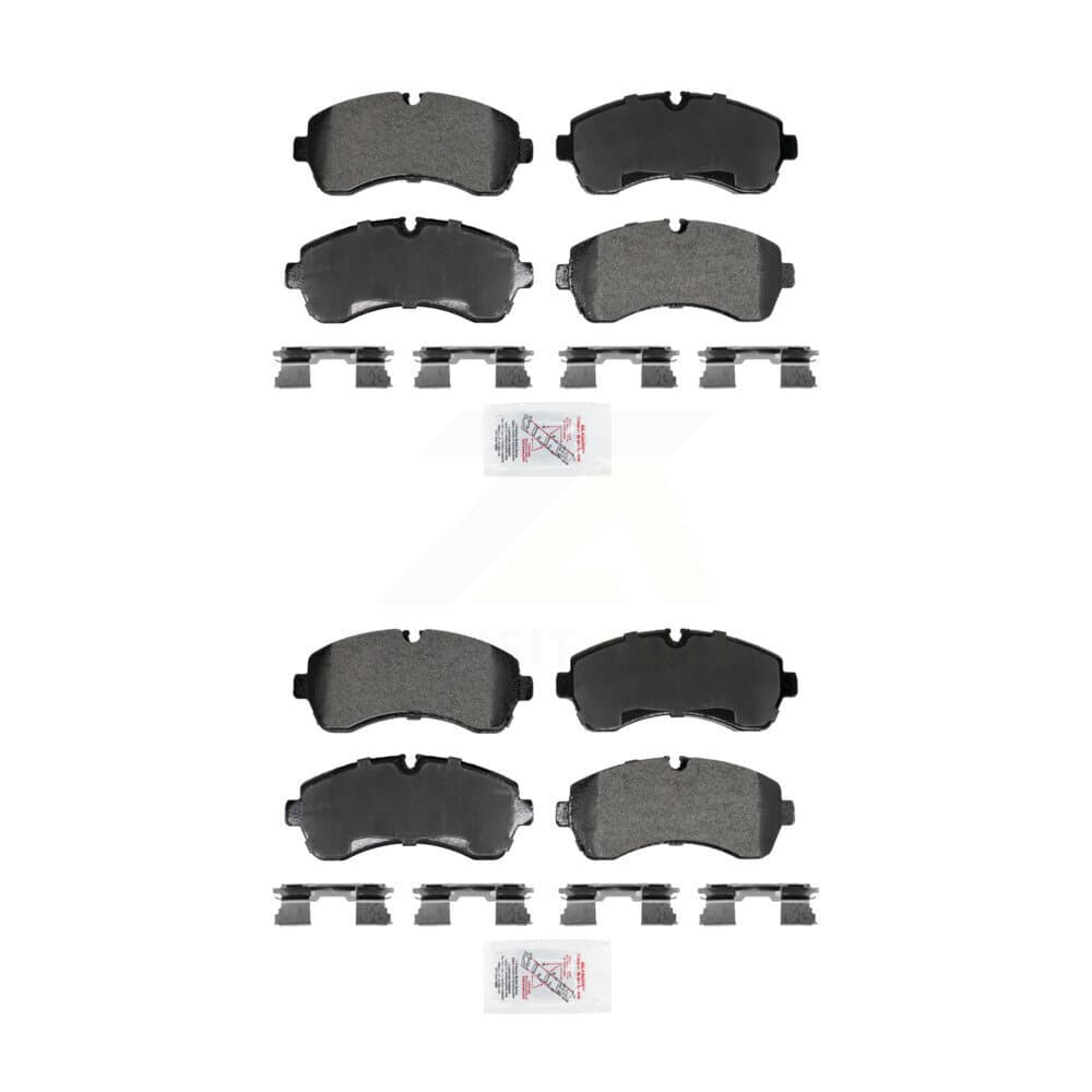 AmeriBRAKES - KNF-101950 - Front and Rear Disc Brake Pad Kits image 1