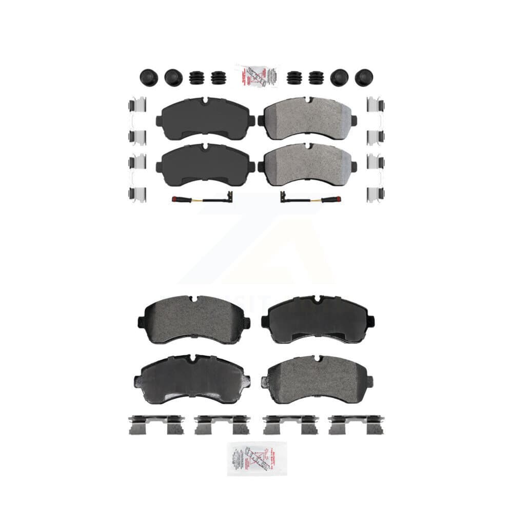 AmeriBRAKES - KNF-101952 - Front and Rear Disc Brake Pad Kits image 1