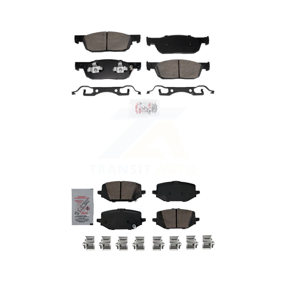 AmeriBRAKES - KNF-101964 - Front and Rear Disc Brake Pad Kits image 1
