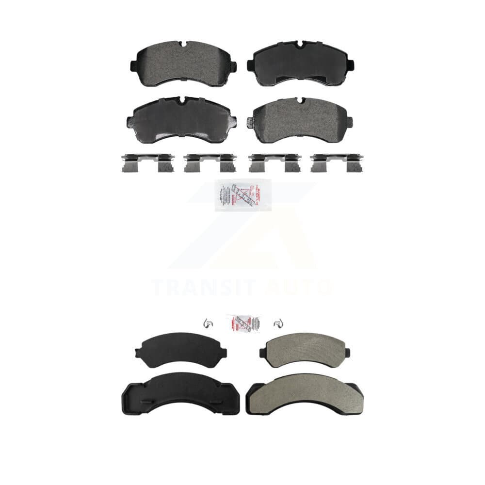 AmeriBRAKES - KNF-101972 - Front and Rear Disc Brake Pad Kits image 1