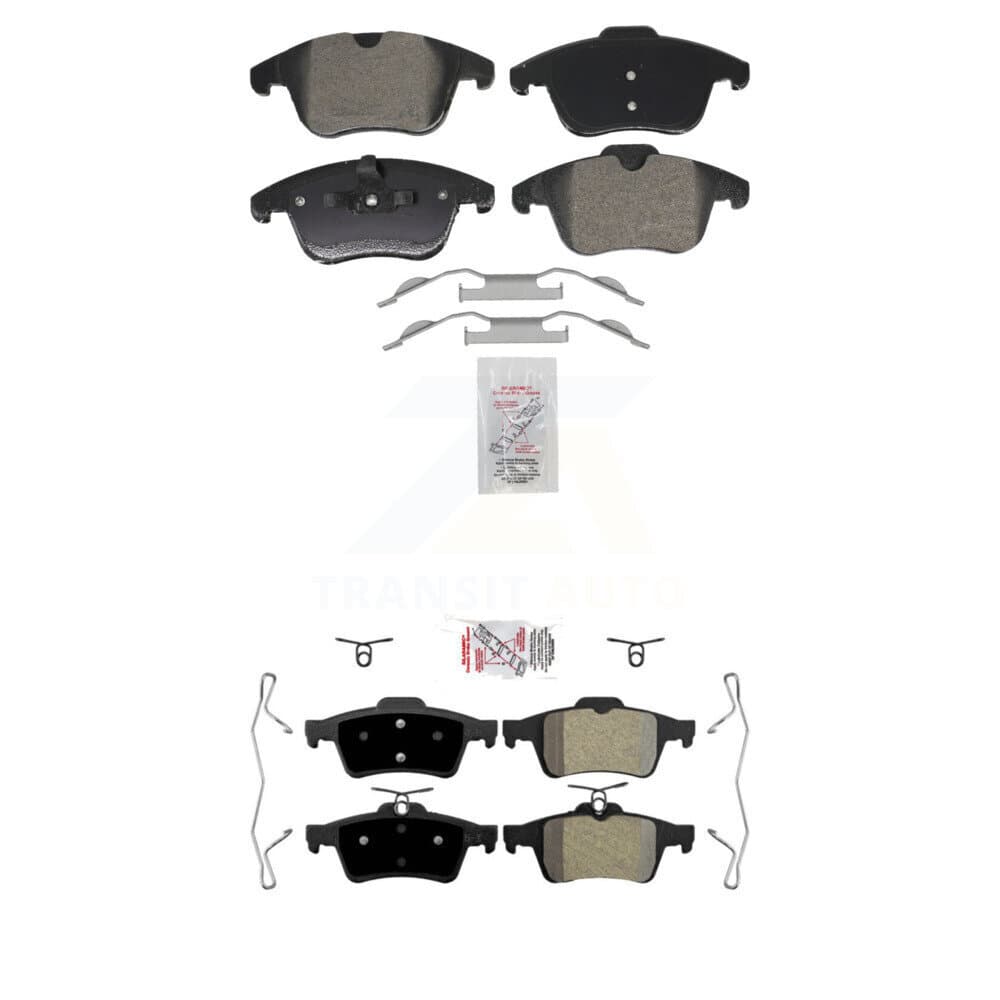 AmeriBRAKES - KNF-101984 - Front and Rear Disc Brake Pad Kits image 1