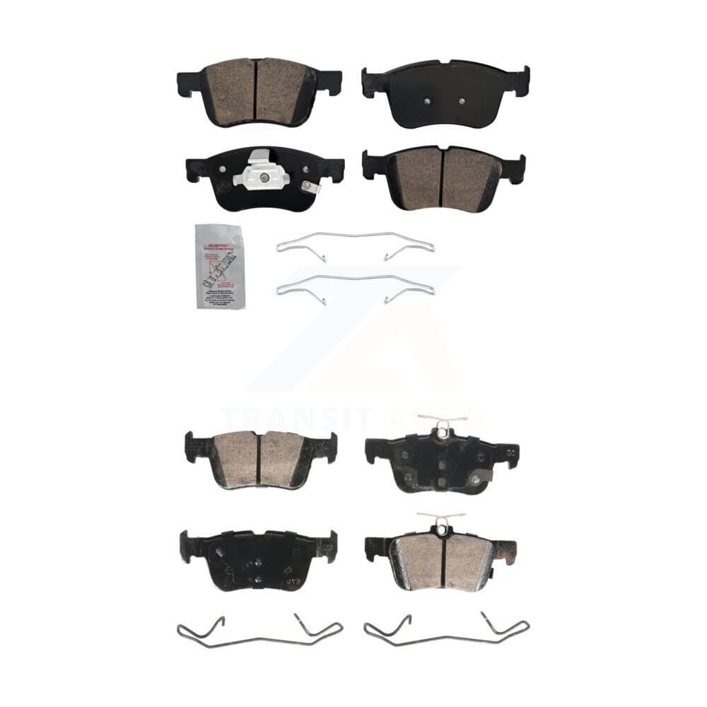 AmeriBRAKES - KNF-101992 - Front and Rear Disc Brake Pad Kits image 1