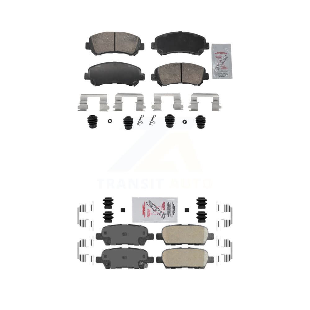 AmeriBRAKES - KNF-102006 - Front and Rear Disc Brake Pad Kits image 1