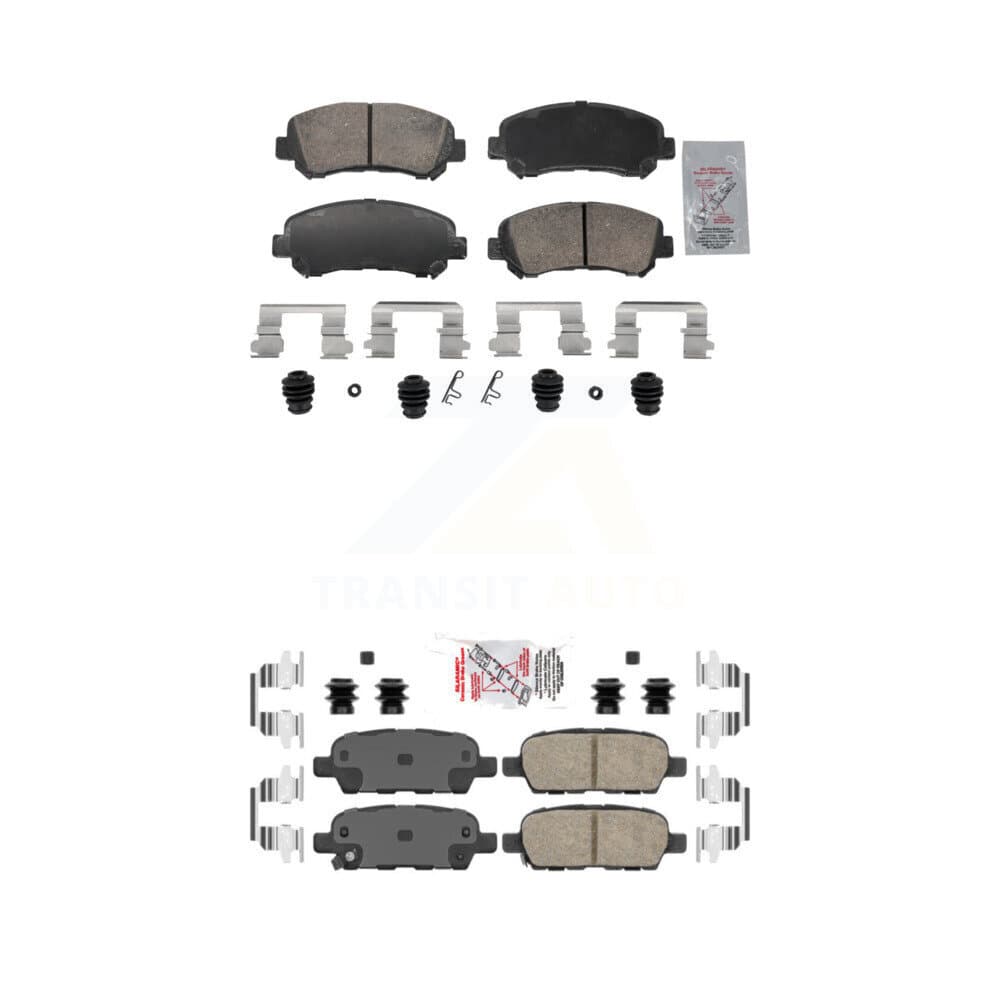 AmeriBRAKES - KNF-102009 - Front and Rear Disc Brake Pad Kits image 1