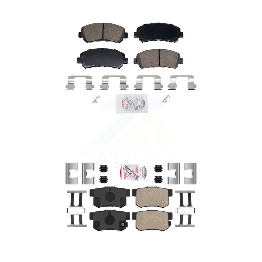 AmeriBRAKES - KNF-102015 - Front and Rear Disc Brake Pad Kits image 1