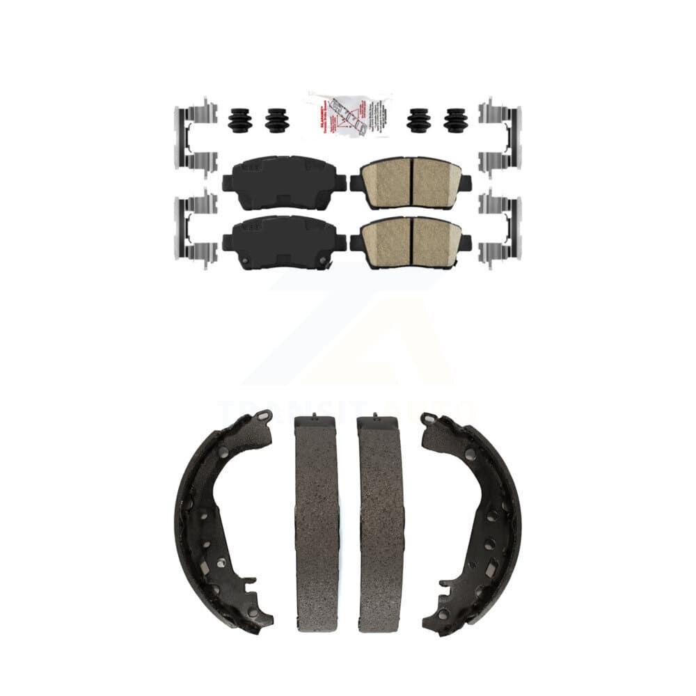 Transit Auto - KNN-100199 - Front and Rear Disc Brake Pad Kits image 1