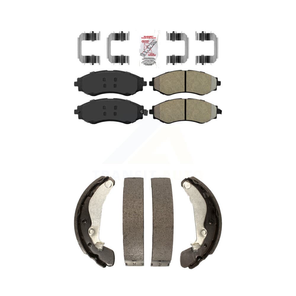 Transit Auto - KNN-100297 - Front and Rear Disc Brake Pad Kits image 1