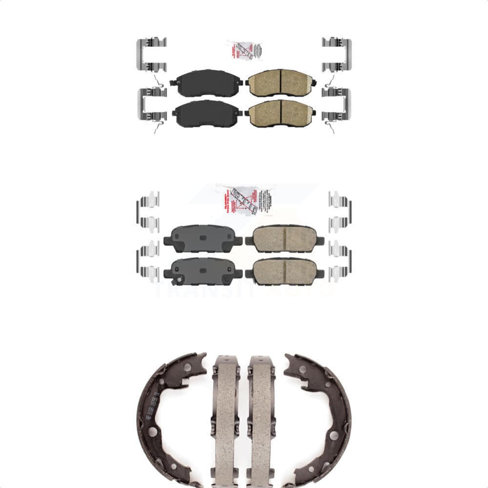 Transit Auto - KNN-100302 - Front and Rear Disc Brake Pad Kits image 1