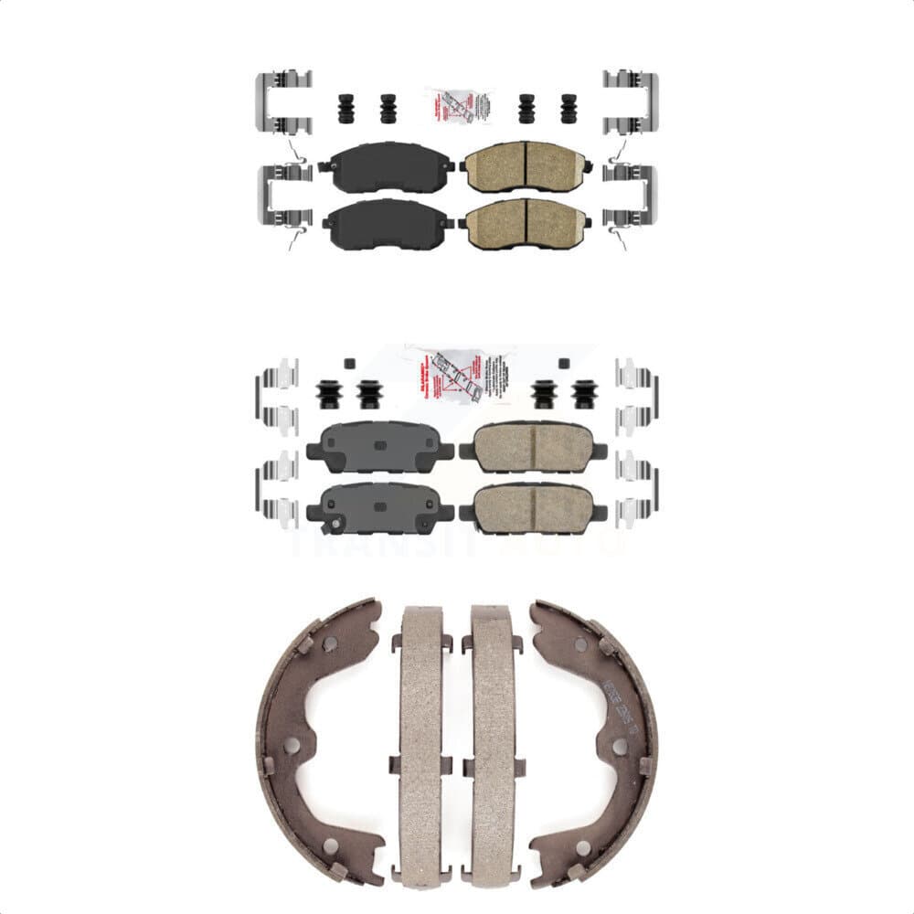 Transit Auto - KNN-100314 - Front and Rear Disc Brake Pad Kits image 1