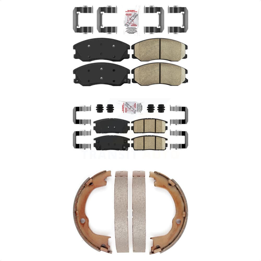 Transit Auto - KNN-100332 - Front and Rear Disc Brake Pad Kits image 1