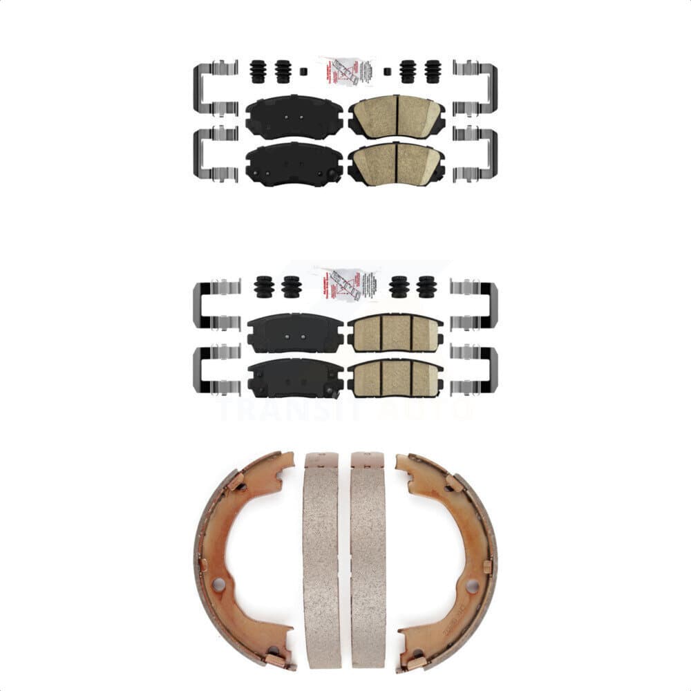 Transit Auto - KNN-100337 - Front and Rear Disc Brake Pad Kits image 1
