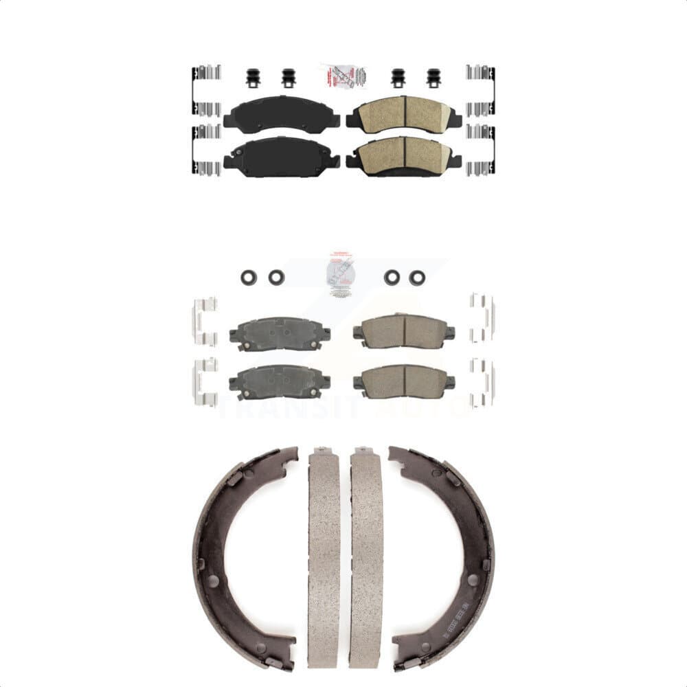 Transit Auto - KNN-100345 - Front and Rear Disc Brake Pad Kits image 1