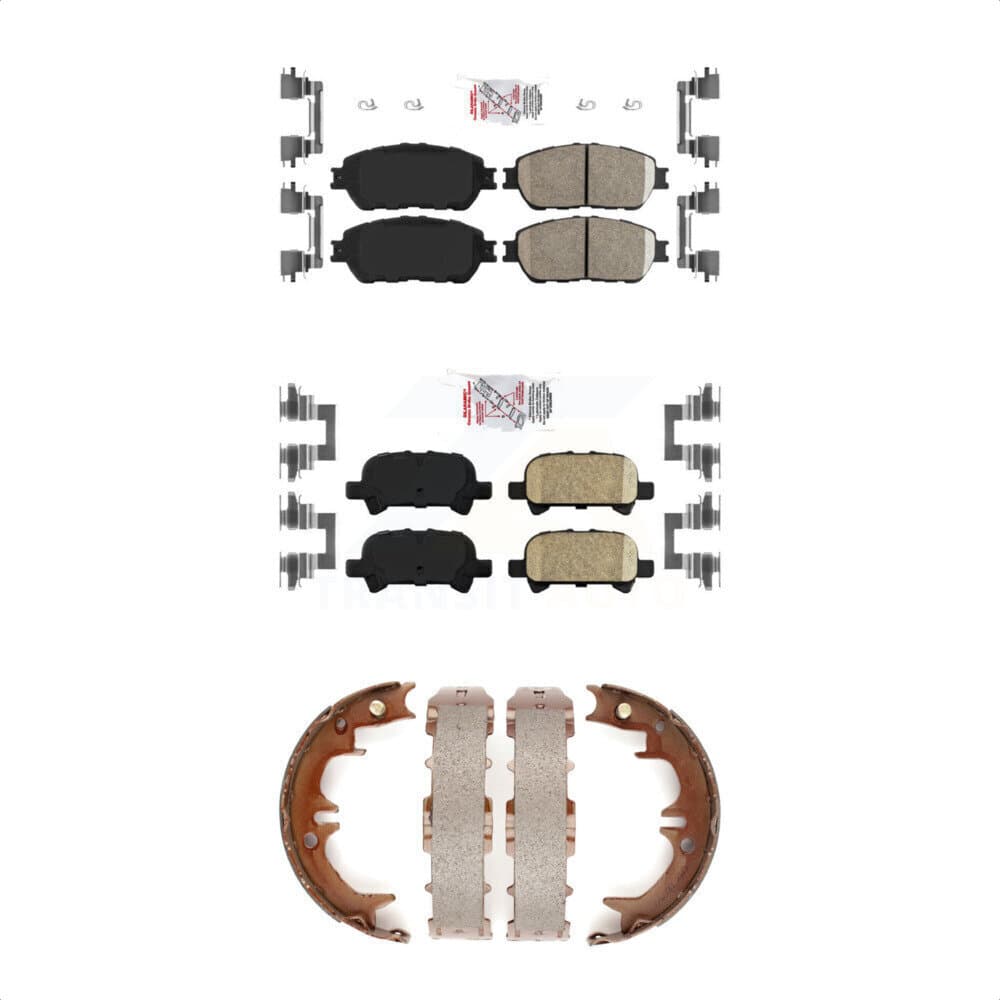 Transit Auto - KNN-100369 - Front and Rear Disc Brake Pad Kits image 1