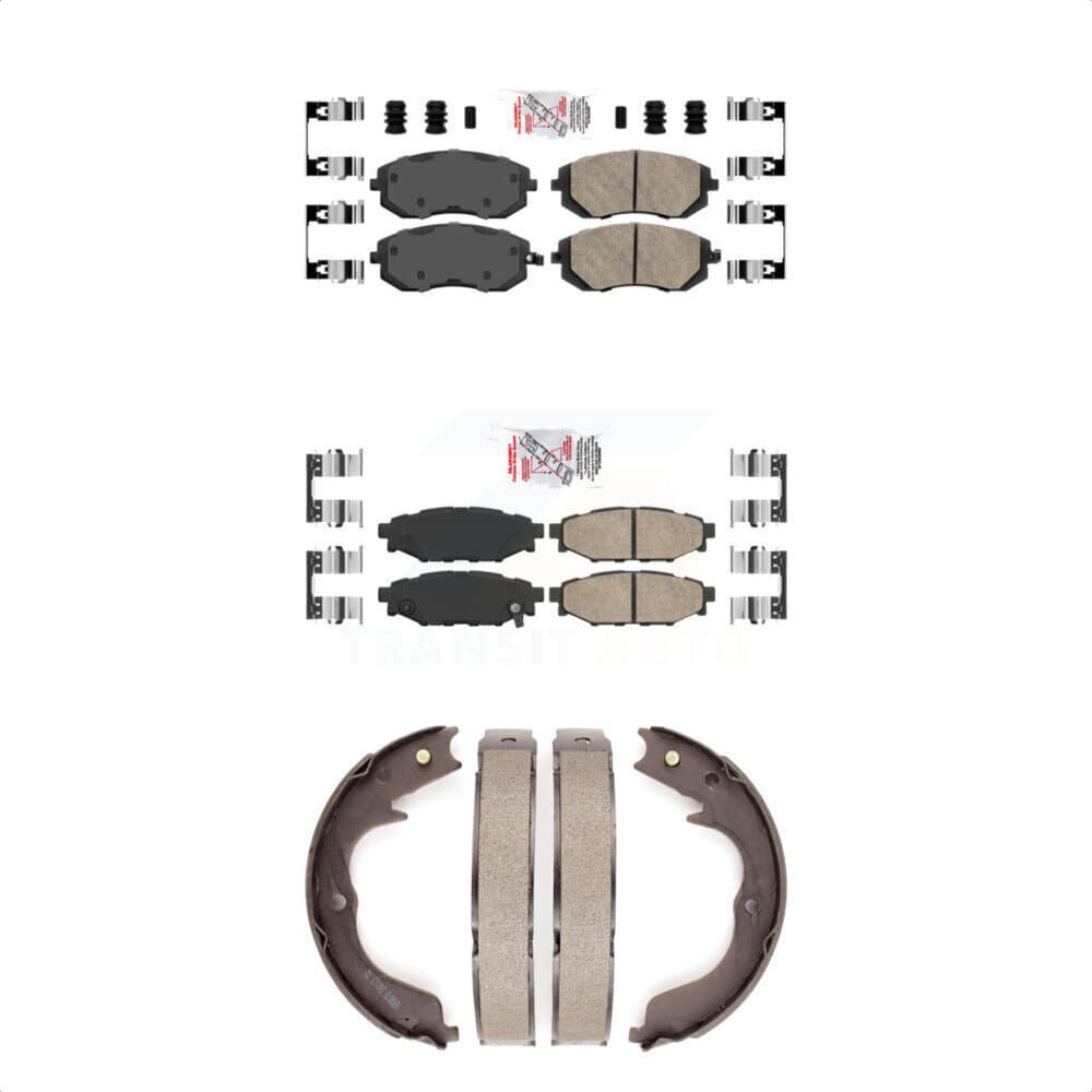 Transit Auto - KNN-100376 - Front and Rear Disc Brake Pad Kits image 1