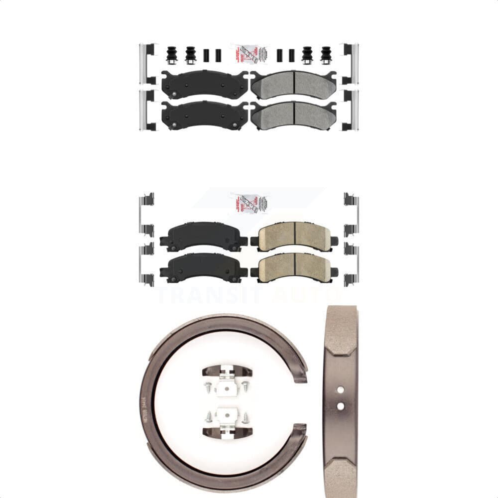 Transit Auto - KNN-100384 - Front and Rear Disc Brake Pad Kits image 1