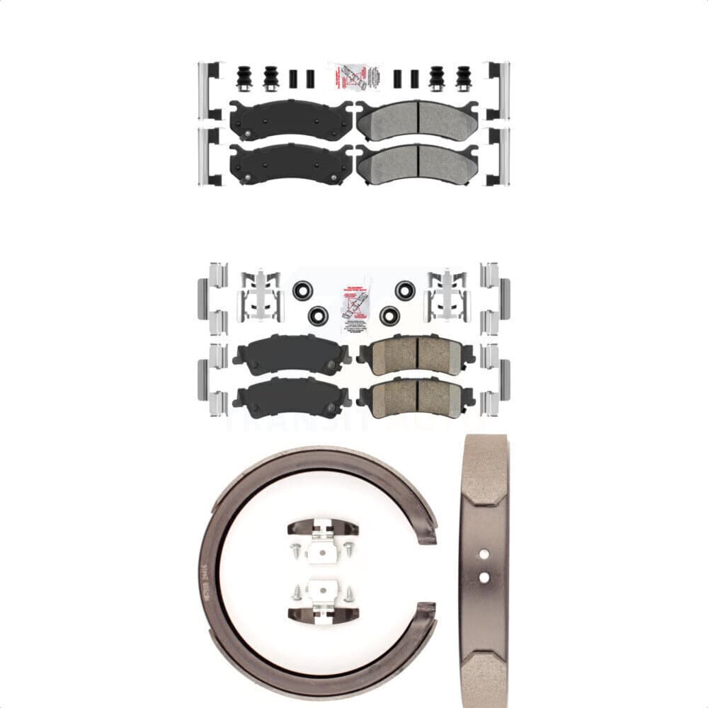 Transit Auto - KNN-100390 - Front and Rear Disc Brake Pad Kits image 1