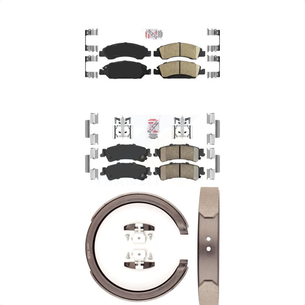 Transit Auto - KNN-100395 - Front and Rear Disc Brake Pad Kits image 1