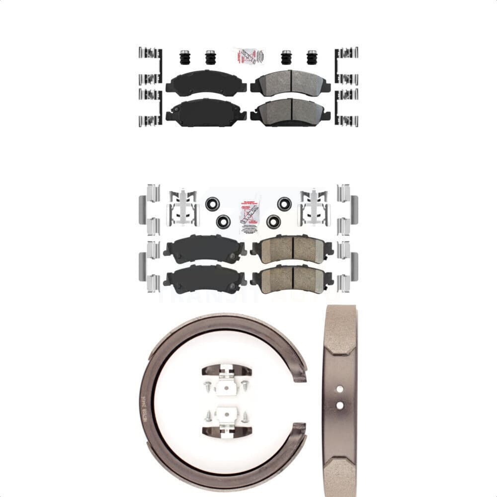 Transit Auto - KNN-100399 - Front and Rear Disc Brake Pad Kits image 1