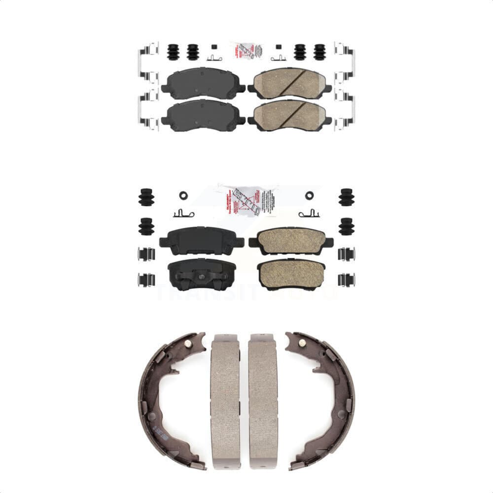 Transit Auto - KNN-100448 - Front and Rear Disc Brake Pad Kits image 1