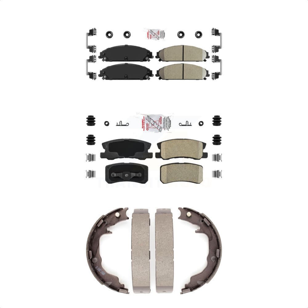 Transit Auto - KNN-100461 - Front and Rear Disc Brake Pad Kits image 1
