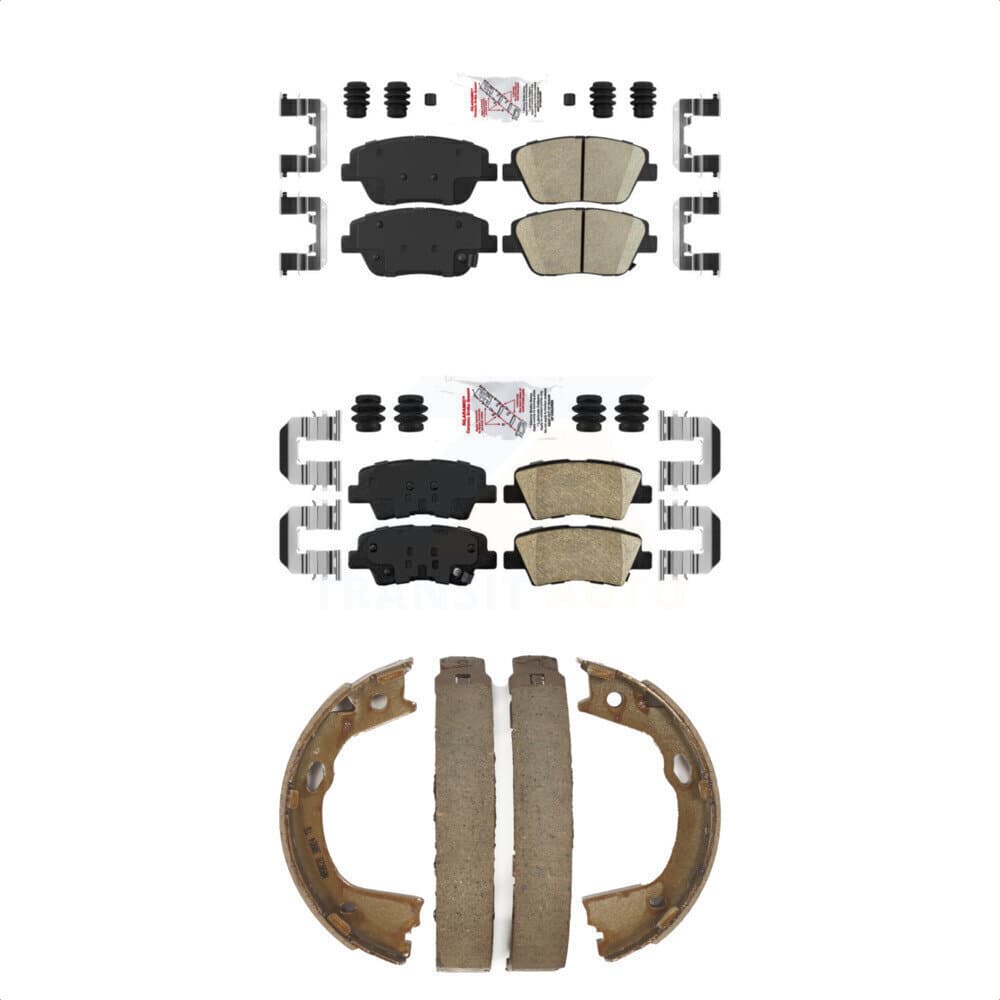 Transit Auto - KNN-100473 - Front and Rear Disc Brake Pad Kits image 1