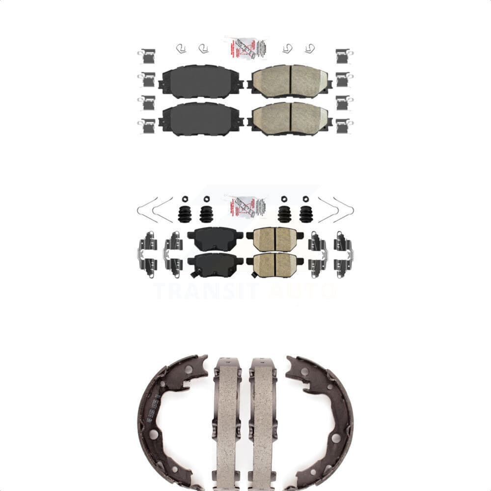 Transit Auto - KNN-100497 - Front and Rear Disc Brake Pad Kits image 1