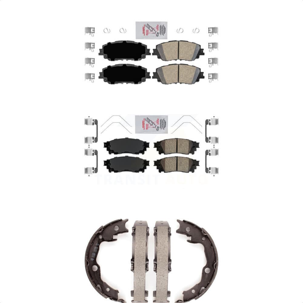 Transit Auto - KNN-100507 - Front and Rear Disc Brake Pad Kits image 1