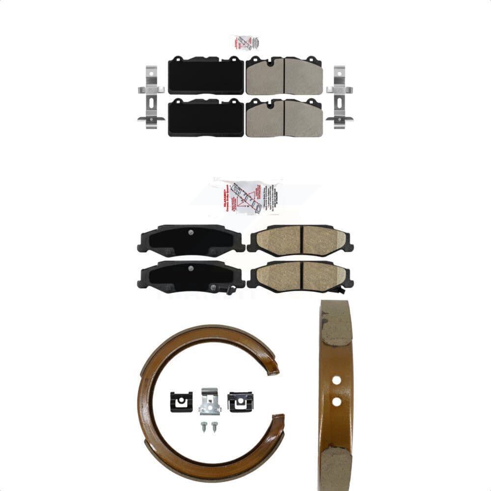 Transit Auto - KNN-100512 - Front and Rear Disc Brake Pad Kits image 1