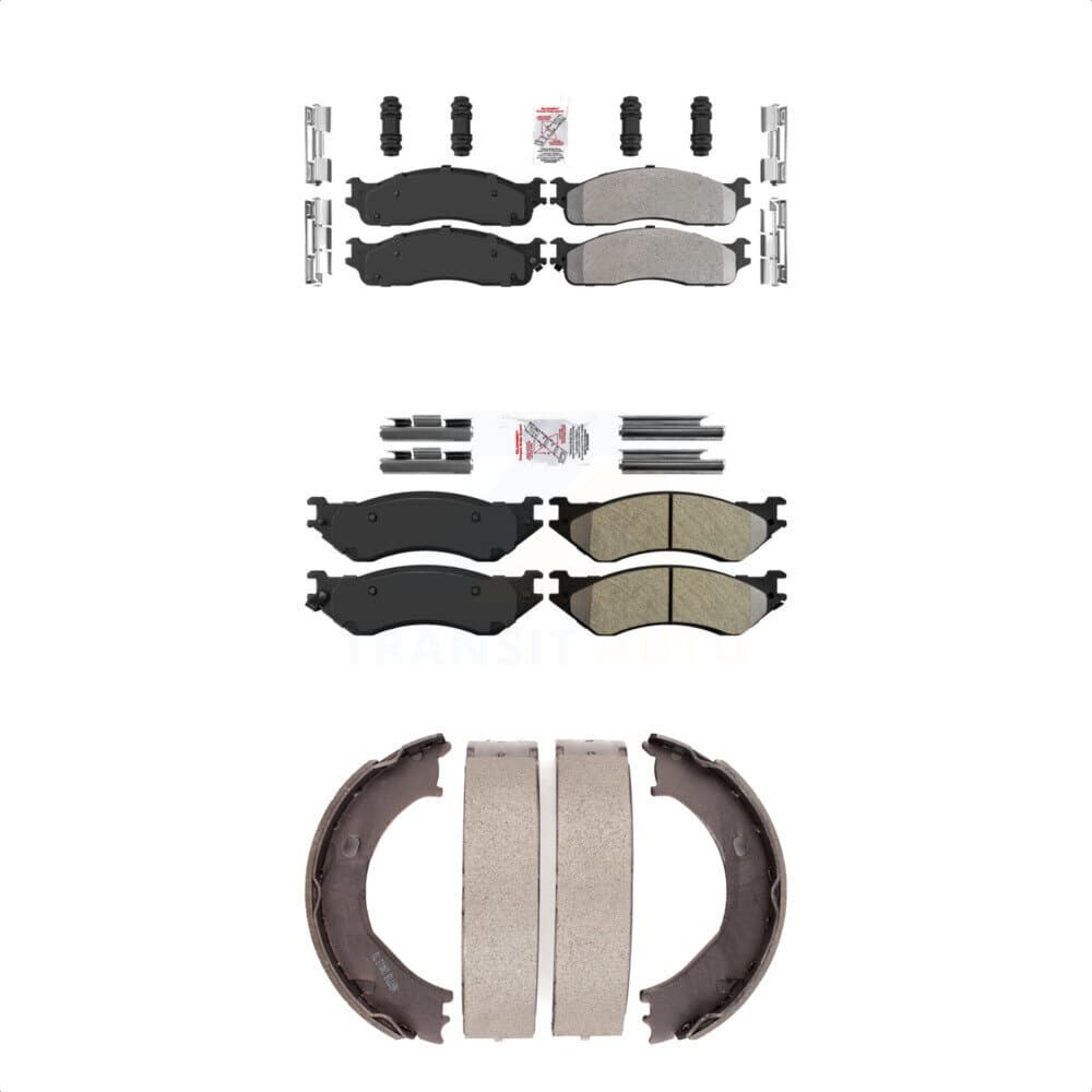 Transit Auto - KNN-100533 - Front and Rear Disc Brake Pad Kits image 1