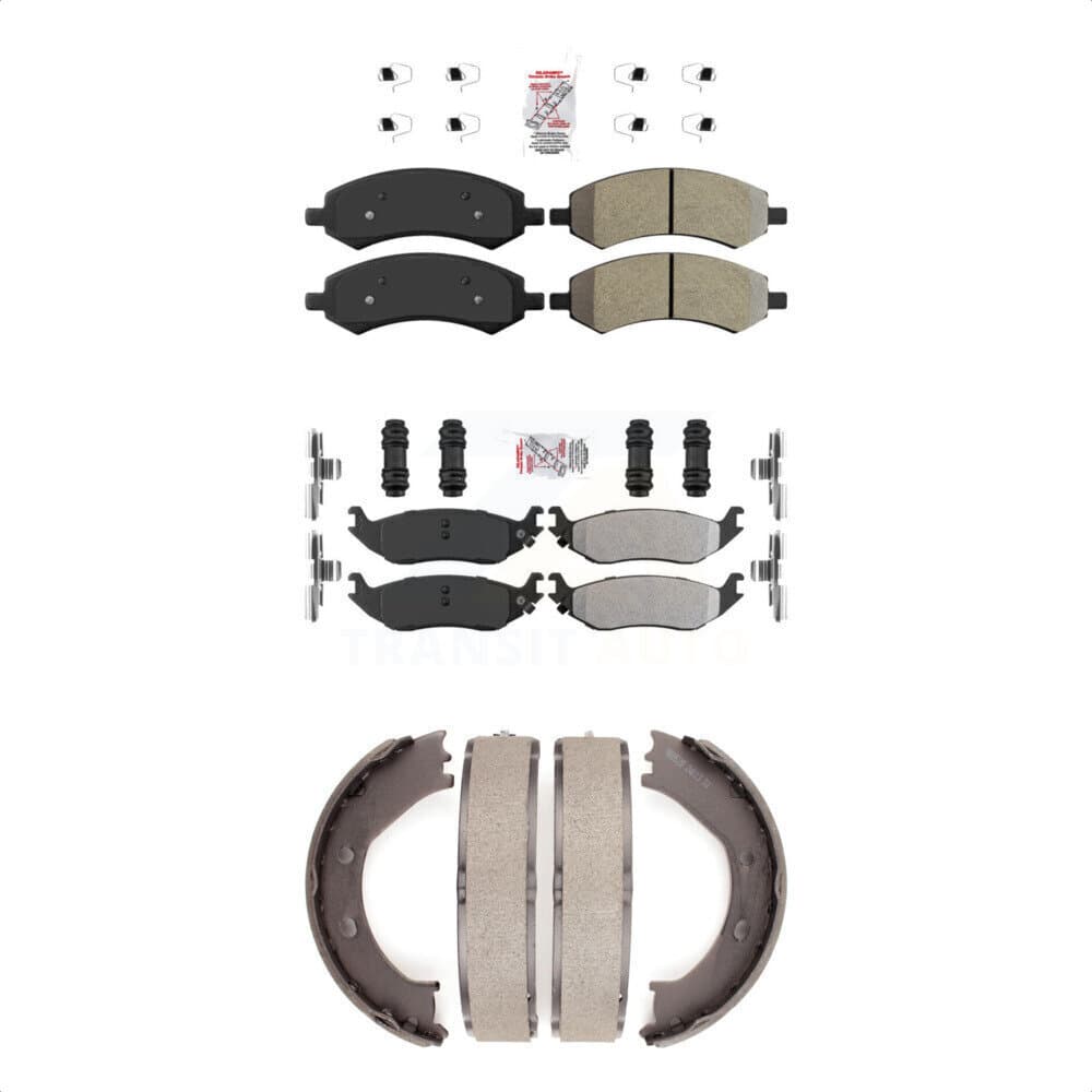 Transit Auto - KNN-100537 - Front and Rear Disc Brake Pad Kits image 1