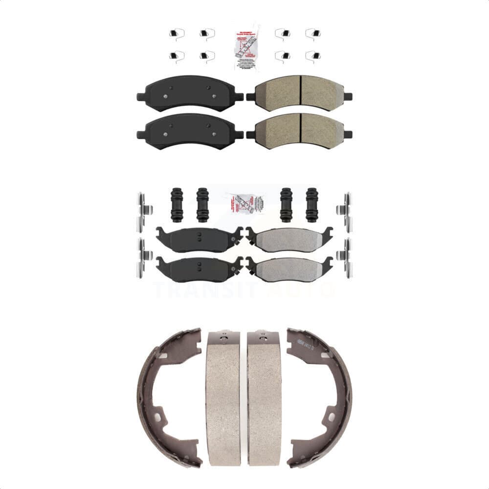 Transit Auto - KNN-100547 - Front and Rear Disc Brake Pad Kits image 1