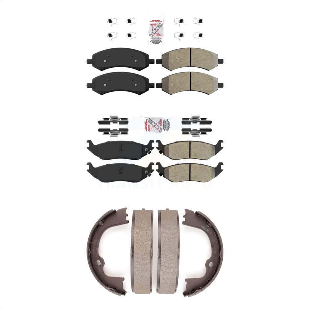 Transit Auto - KNN-100551 - Front and Rear Disc Brake Pad Kits image 1