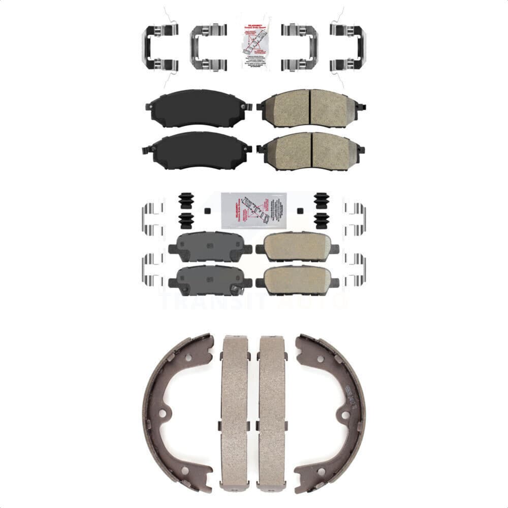 Transit Auto - KNN-100574 - Front and Rear Disc Brake Pad Kits image 1