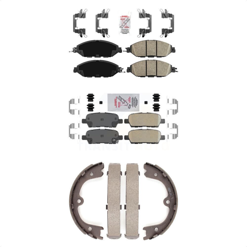 Transit Auto - KNN-100591 - Front and Rear Disc Brake Pad Kits image 1