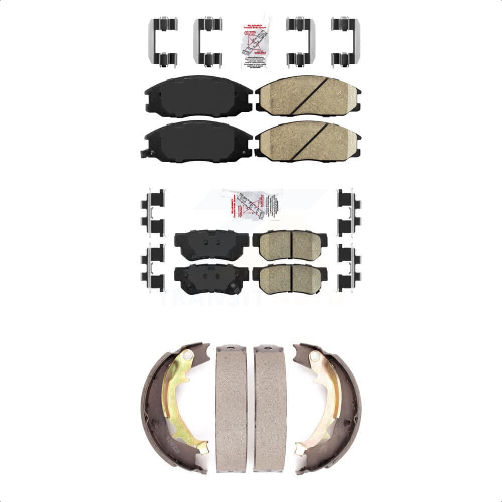 Transit Auto - KNN-100644 - Front and Rear Disc Brake Pad Kits image 1