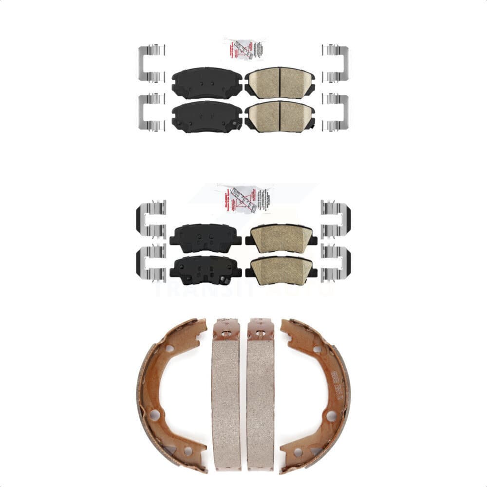 Transit Auto - KNN-100669 - Front and Rear Disc Brake Pad Kits image 1