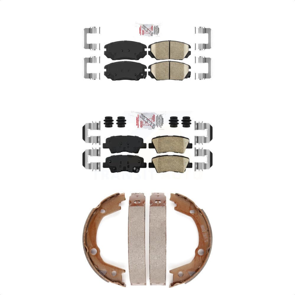 Transit Auto - KNN-100671 - Front and Rear Disc Brake Pad Kits image 1