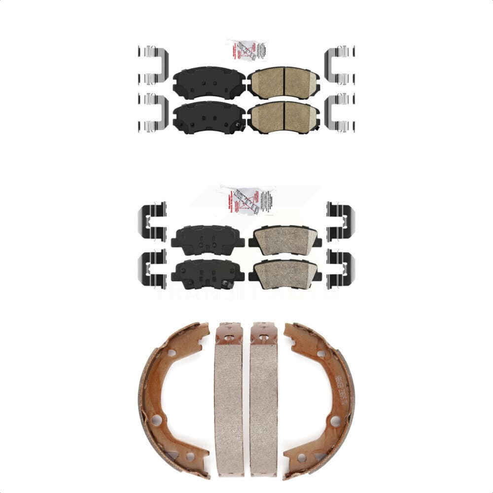 Transit Auto - KNN-100680 - Front and Rear Disc Brake Pad Kits image 1