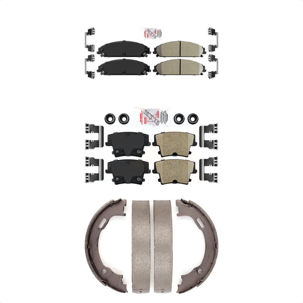 Transit Auto - KNN-100693 - Front and Rear Disc Brake Pad Kits image 1