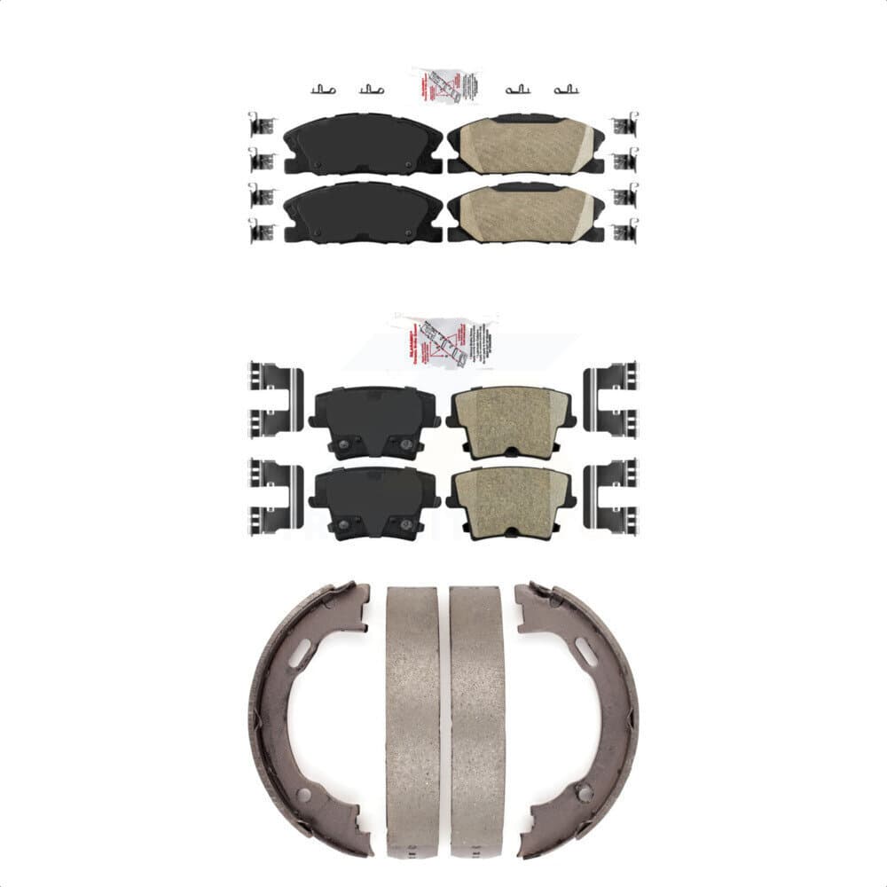 Transit Auto - KNN-100708 - Front and Rear Disc Brake Pad Kits image 1
