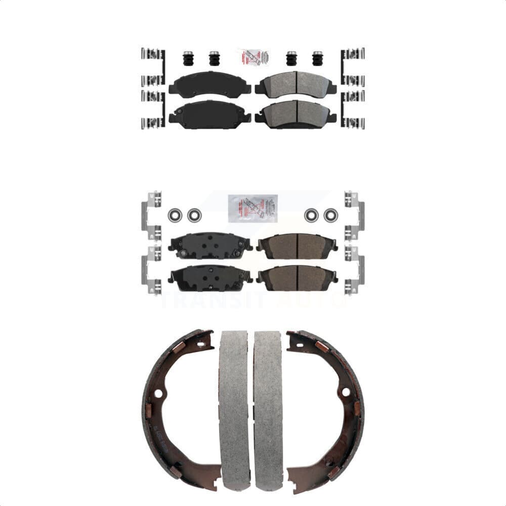 Transit Auto - KNN-100728 - Front and Rear Disc Brake Pad Kits image 1