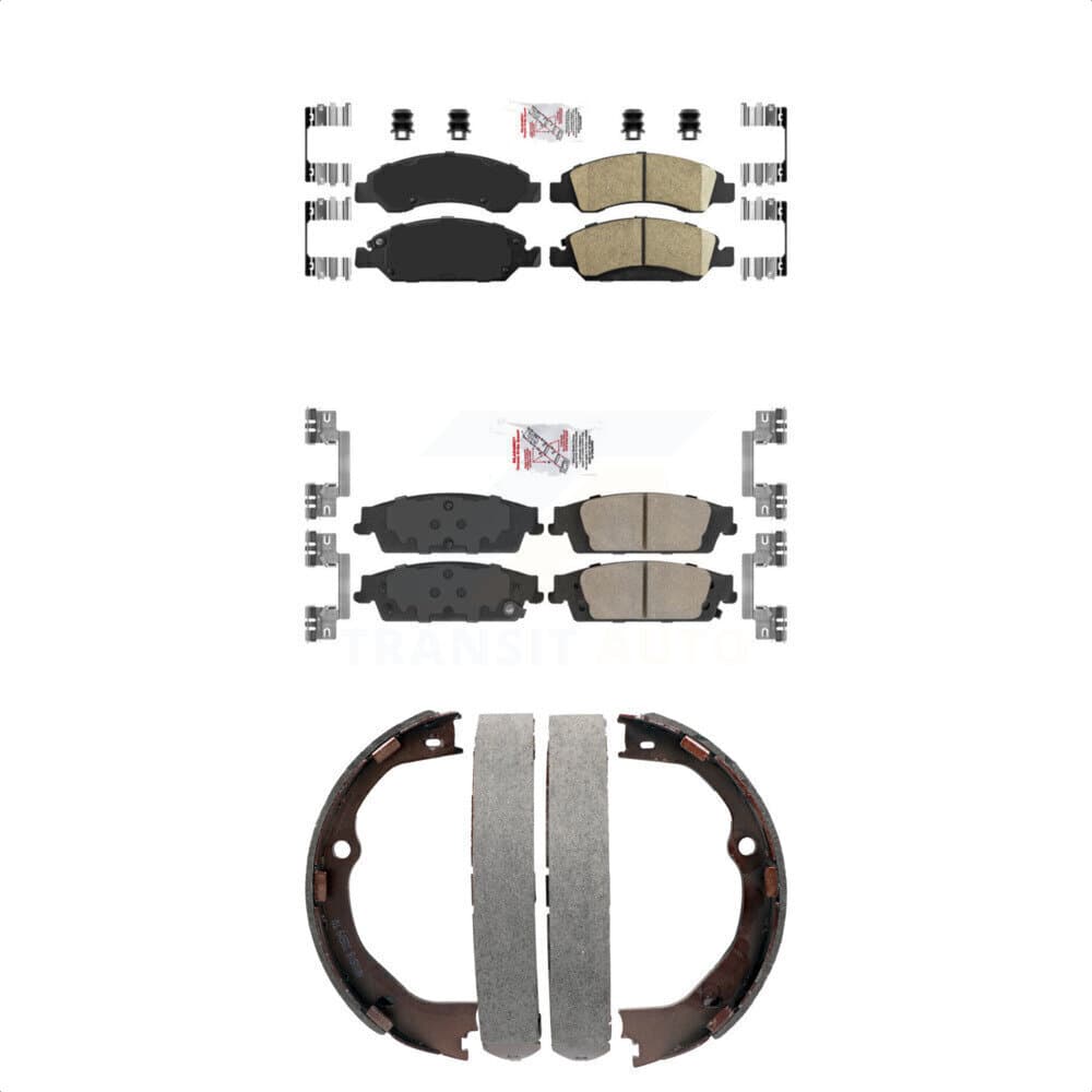 Transit Auto - KNN-100729 - Front and Rear Disc Brake Pad Kits image 1