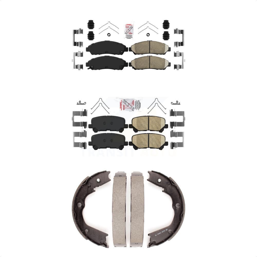 Transit Auto - KNN-100732 - Front and Rear Disc Brake Pad Kits image 1