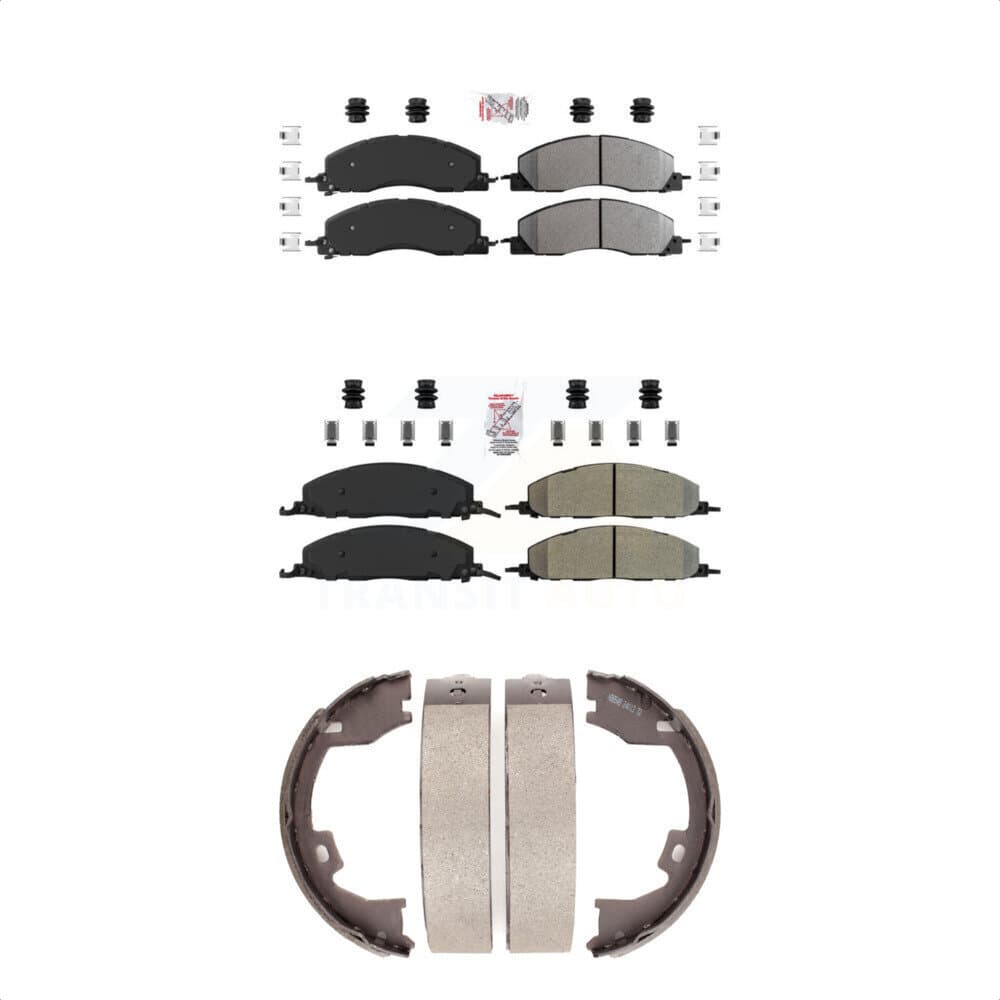 Transit Auto - KNN-100740 - Front and Rear Disc Brake Pad Kits image 1