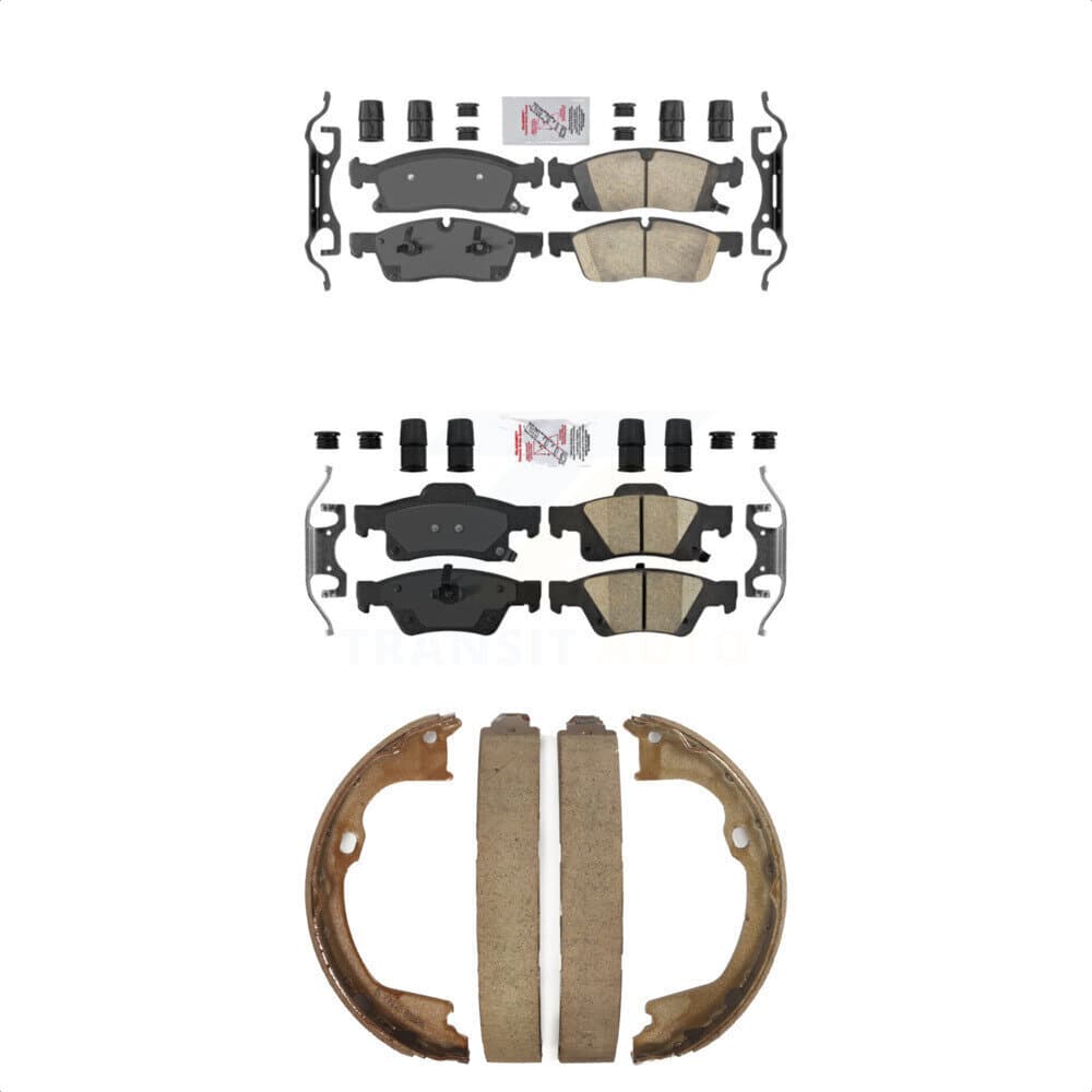 Transit Auto - KNN-100748 - Front and Rear Disc Brake Pad Kits image 1