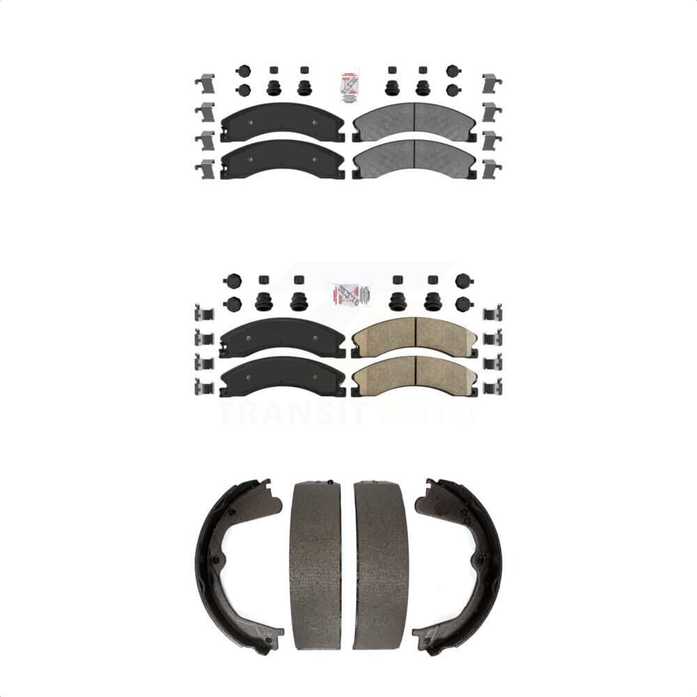 Transit Auto - KNN-100787 - Front and Rear Disc Brake Pad Kits image 1