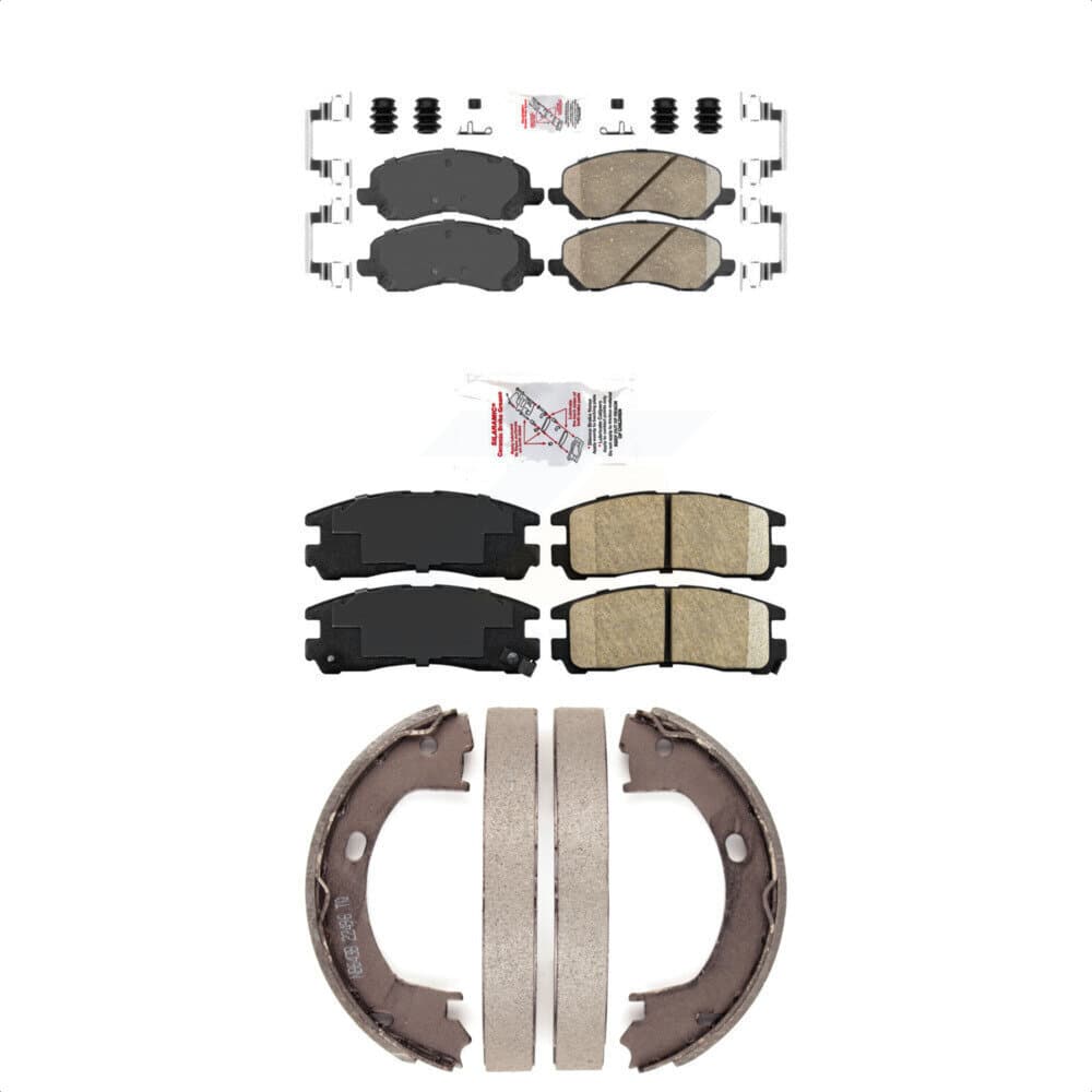 Transit Auto - KNN-100792 - Front and Rear Disc Brake Pad Kits image 1