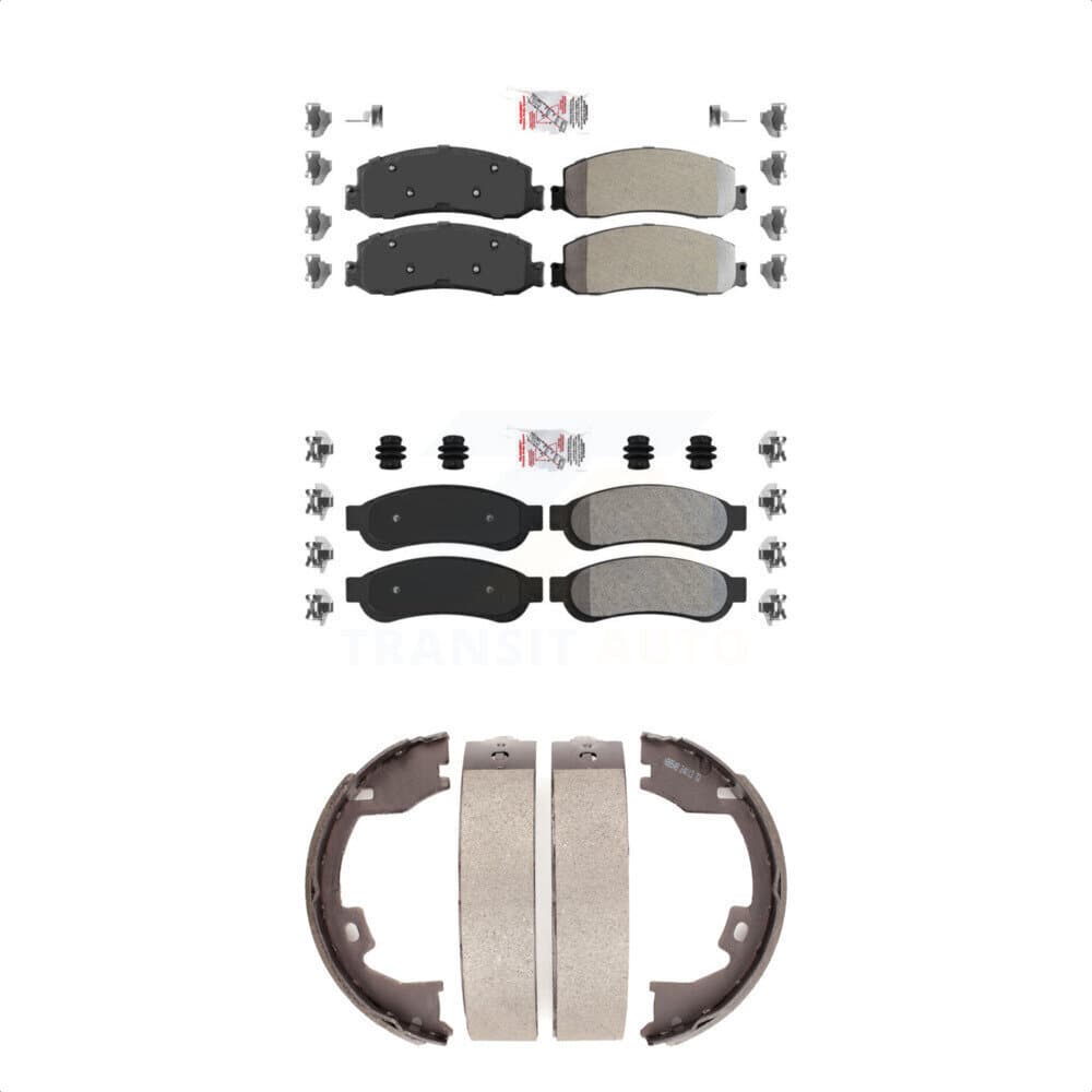 Transit Auto - KNN-100815 - Front and Rear Disc Brake Pad Kits image 1