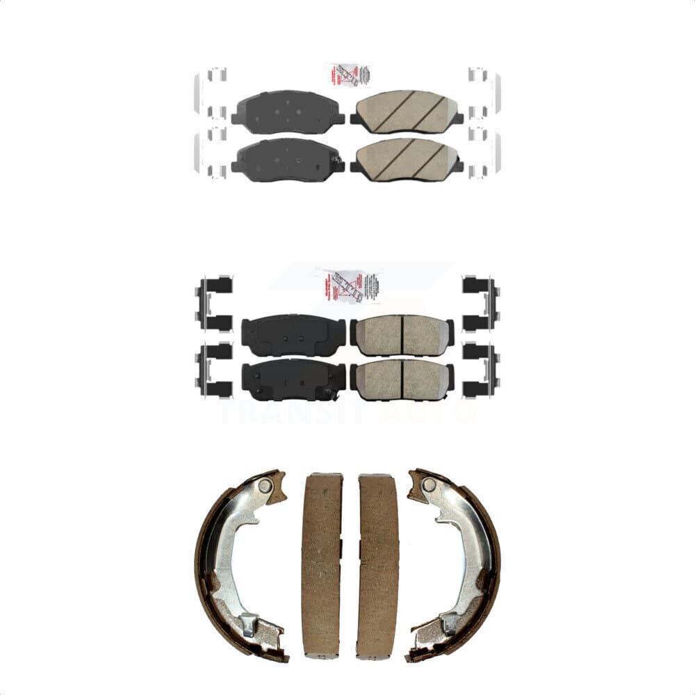 Transit Auto - KNN-100840 - Front and Rear Disc Brake Pad Kits image 1